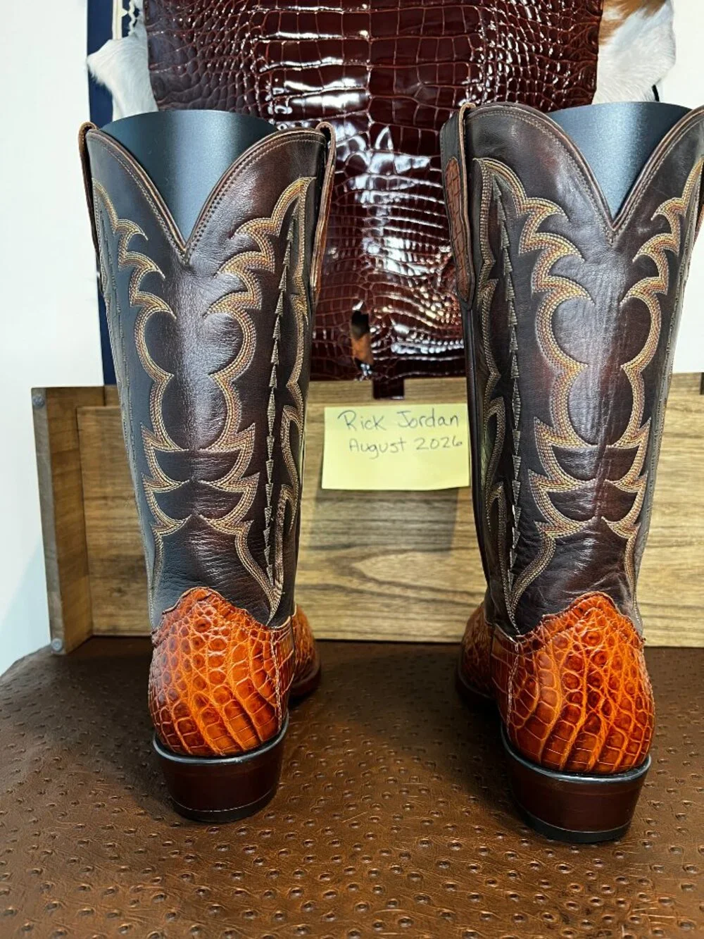 Nocona Nile Hornback Cowboy Boots in Men's 10D/10.5D *READ*